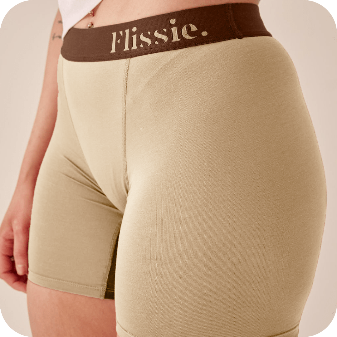 Flissie womens boxers in fawn brown
